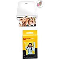 Los mejores  - KODAK Step Impresora Móvil con tecnología Zink- Imprime Fotos Adhesivas de 2x3 Pulgadas Desde Cualquier Dispositivo- NFC…
